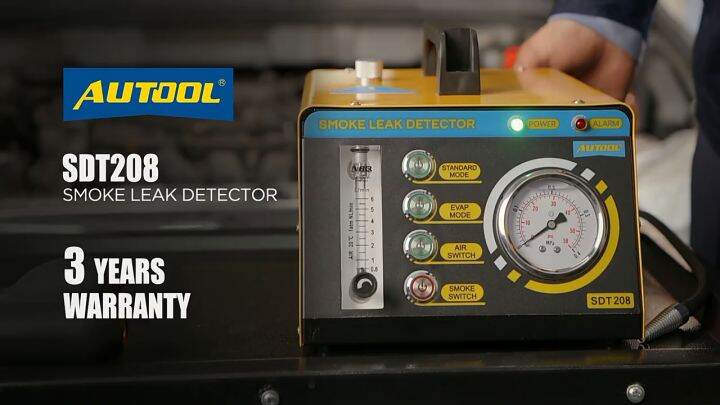 AUTOOL SDT208 เครื่องตรวจจับการรั่วไหลของควันรถยนต์ระบบ EVAP เทอร์โบ ...