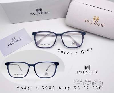 กรอบแว่น Acetate แบรนด์ PALNDER (รุ่น 5509) พร้อมเลนส์กรองแสง Blueblock