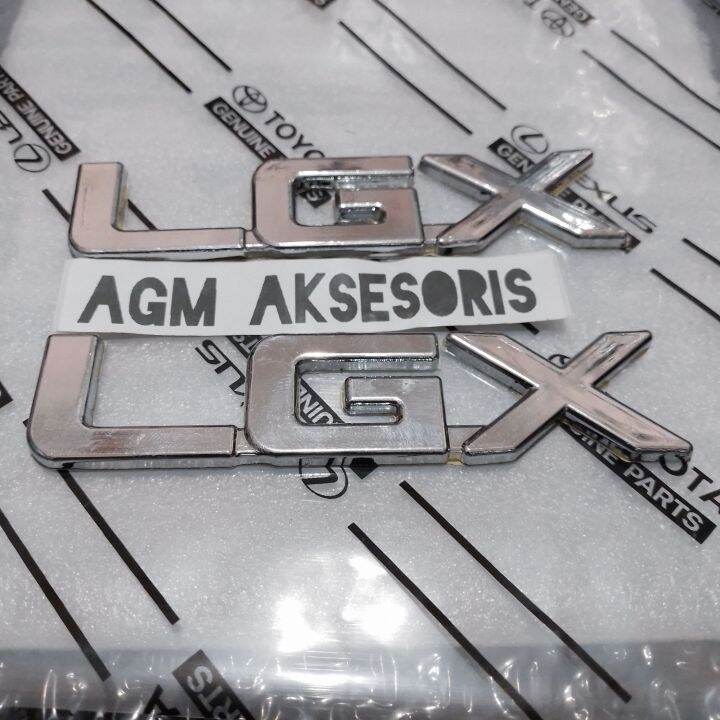 Emblem Logo Tulisan Lgx Full Chrome Toyota Kijang Kapsul Lgx Harga