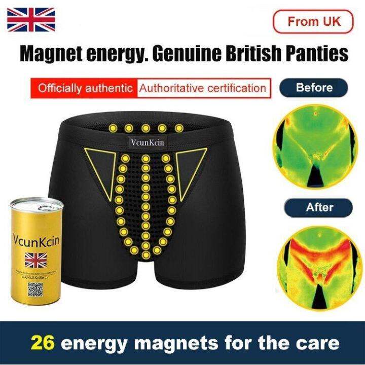 Men's Magnetic Health Underwear Men Breathable Milk Silk Underwear ...