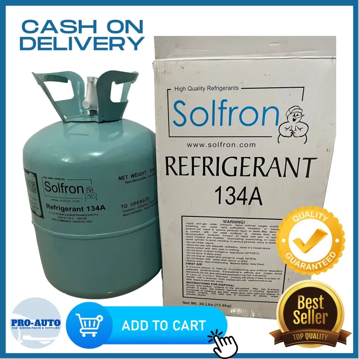 Solfron R134a Freon Car Aircon Or Hvac 136kg Lazada Ph