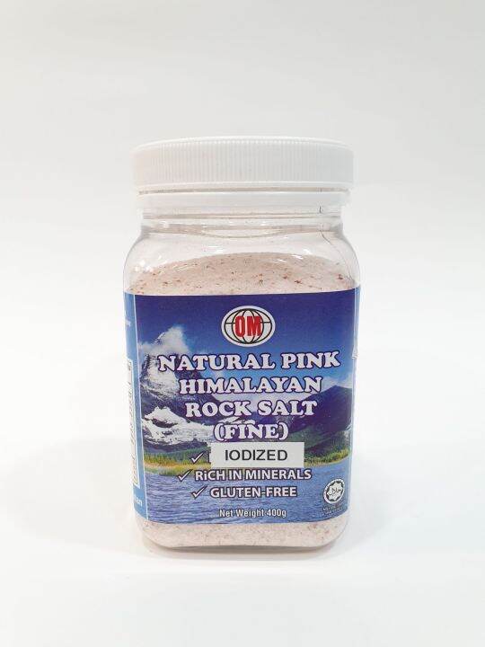 Natural Pink Himalayan Rock Salt (Fine) 400g | Lazada