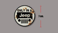 sticker pvc jeep สติกเกอร์ จิฟ งานออฟเซ็ทแท้ ก้นน้ำ กันแดด