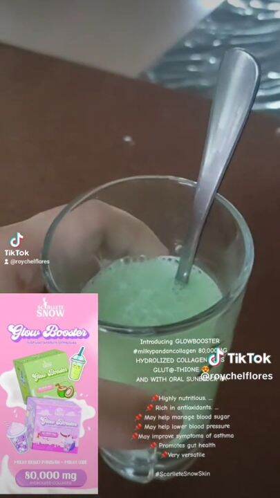 MILKY BUKO PANDAN GLOW BOOSTER with Oral Sunblock Technology Refreshing ...