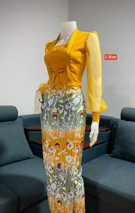 myanmar-dress-size-m-34-size-l-36