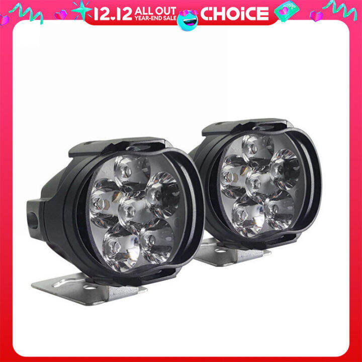1 Pair Long illumination Distance, Easy to Install Motorcycle LED