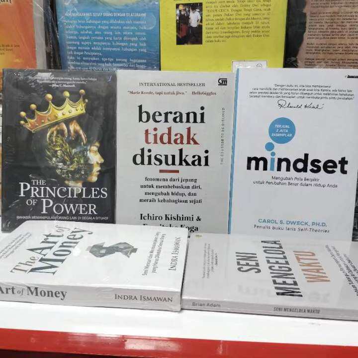 Paket 5 Buku The Principles Of Power Berani Tidak Disukai Mindset