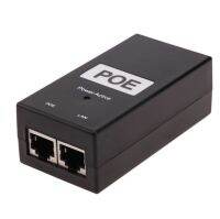 48V 0.5A 24W Desktop POE Power Injector Ethernet Adapter Surveillance CCTV - intl