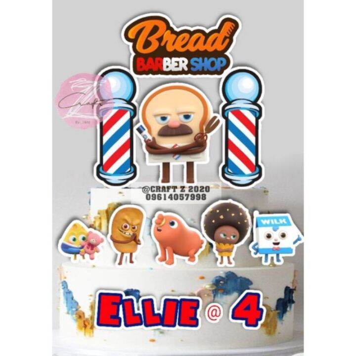 Bread cake topper set Lazada PH
