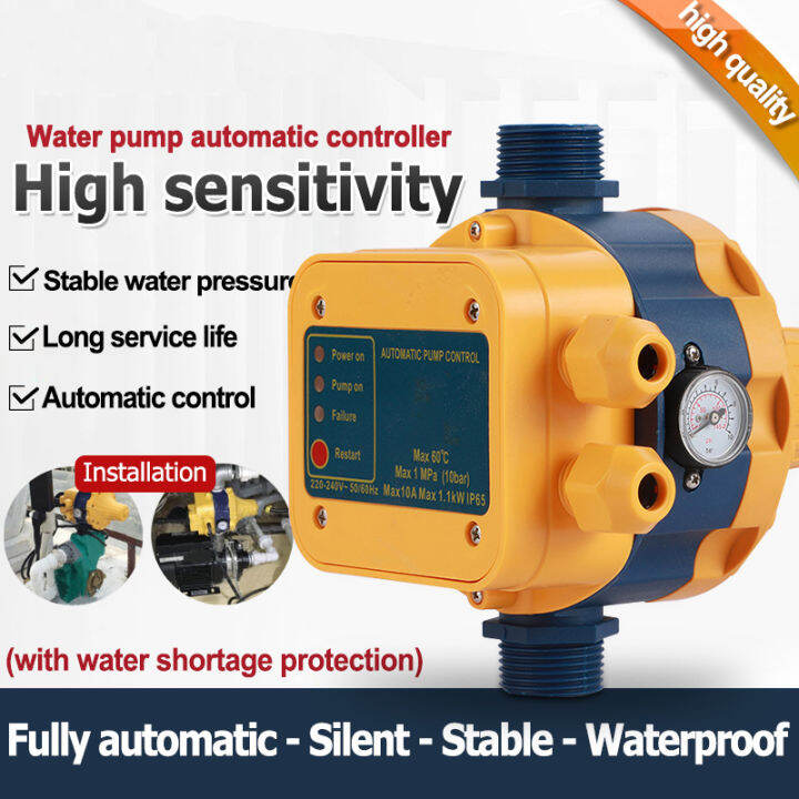 HYTOBP Automatic Pump Control Switch 1100W Water Booster Pump Self