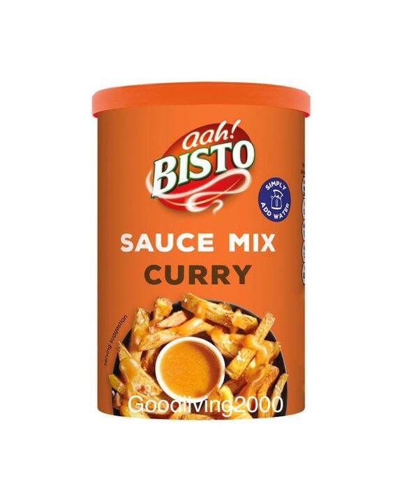 (Free shipping) Bisto Chip Shop Curry Sauce Granules 185g บิสโต ซอสแกง