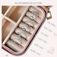 Pieceofmine : silver rings แหวนเงินแท้ประดับพลอยสี