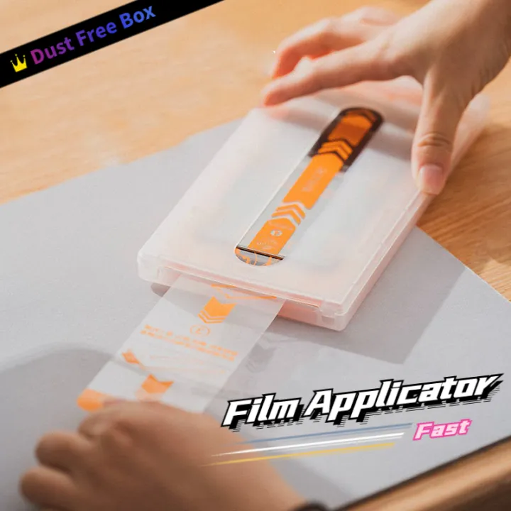 Dust Free Box Film Applicator Tempered Film Screen Full Coverage