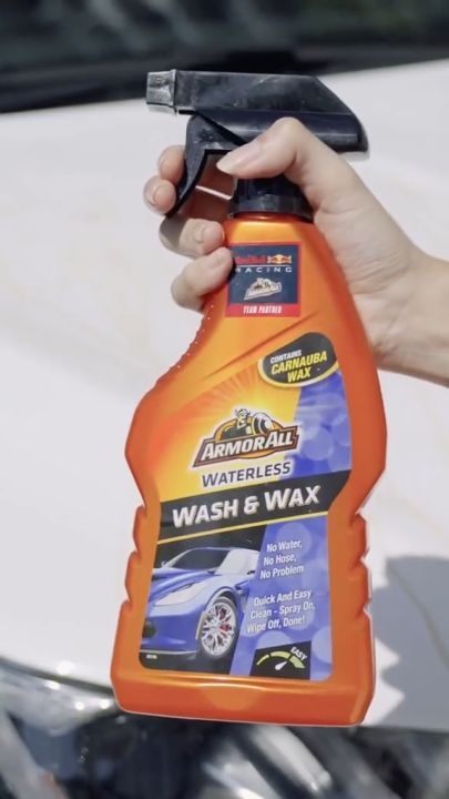Armor All Waterless Car Wash And Wax Spray, Car Cleaning Spray, 500ml