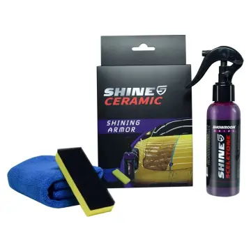  SHINE ARMOR Ceramic Coating Fortify Quick Coat Car Wax Polish  Spray Waterless Wash Graphene Ceramic Coating Spray Highly Concentrated &  Car Scratch Remover Repair Protection : Automotive