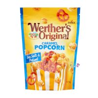 ป๊อบคอร์น ? Werthers original caramel Popcorn Werther Sea Salt &amp; Pretzel
