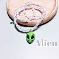 ลดแรง‼️สร้อยดินปั้นน้อง Alien ตัวเขียว?สายคลูๆต้องมีรุ่นนี้ในการถ่ายรูปน๊า☺️