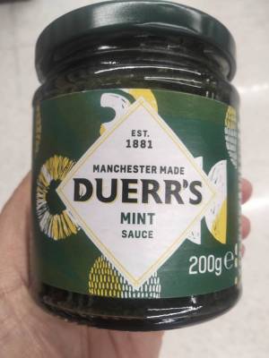 Duerrs  Mint Sauce200g. มิ้นท์ซอส ซอสสำหรับจิ้มอาหาร 200กรัม