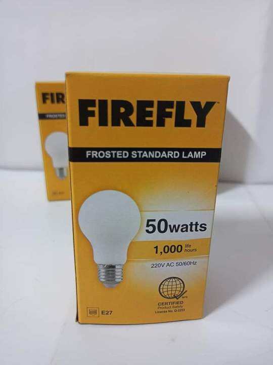 Abushingshing 25watts & 50watts Firefly Incandescent Bulb for