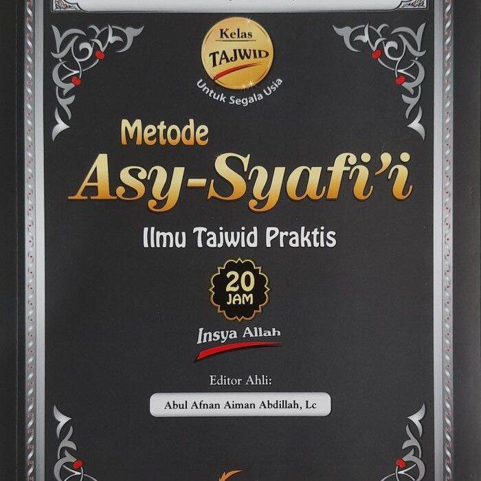 Buku Ilmu Tajwid Praktis Metode Asy Syafii Baca Al Quran 20 Jam ...