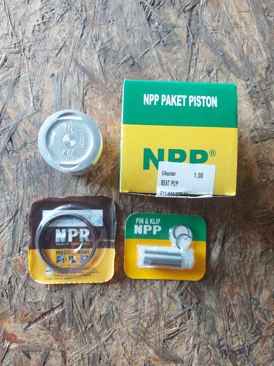 PISTON KIT SEHER KIT RING SEHER NPP HONDA BEAT POP OS OVERSIZE 1.00 100