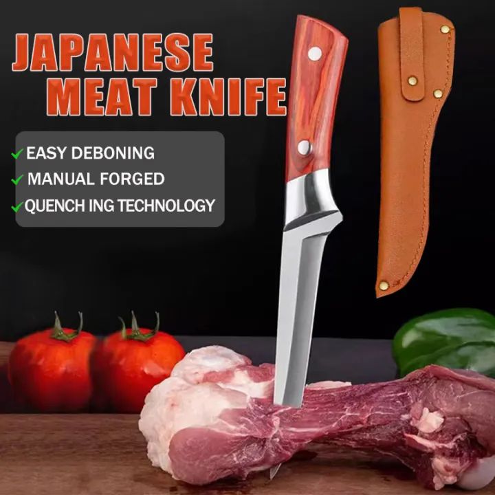 Japanese Meat Knife Mongolian Knife Heavy Duty Japan Made Kitchen