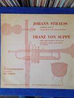 00461 JOHANN STRAUSS   FRANZ VON SUPPE  แผ่นเสียง vinyl Lp 33rpm 12"สภาพกำลังฟังได้ดีได้รับการตรวจสอบ