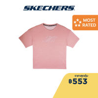 Skechers สเก็ตเชอร์ส เสื้อยืดออกกำลังกายผู้หญิง Women Training Tee Apparel - SP123W041-016P