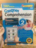 [EN] แบบฝึกหัดการอ่านสรุปใจความภาษาอังกฤษ ป.2 Conquer Comprehension For Primary Levels Workbook 2 หนังสือภาษาอังกฤษ