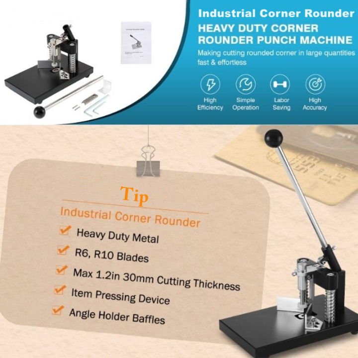 Corner Rounder Cutter R6/r10 Heavy Duty Commercial Cutting 30 Mm Metal For  Books