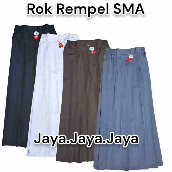 Rok Sekolah SMA/Rok SMA abu abu Panjang/Seragam Sekolah SMA Putih Abu ...