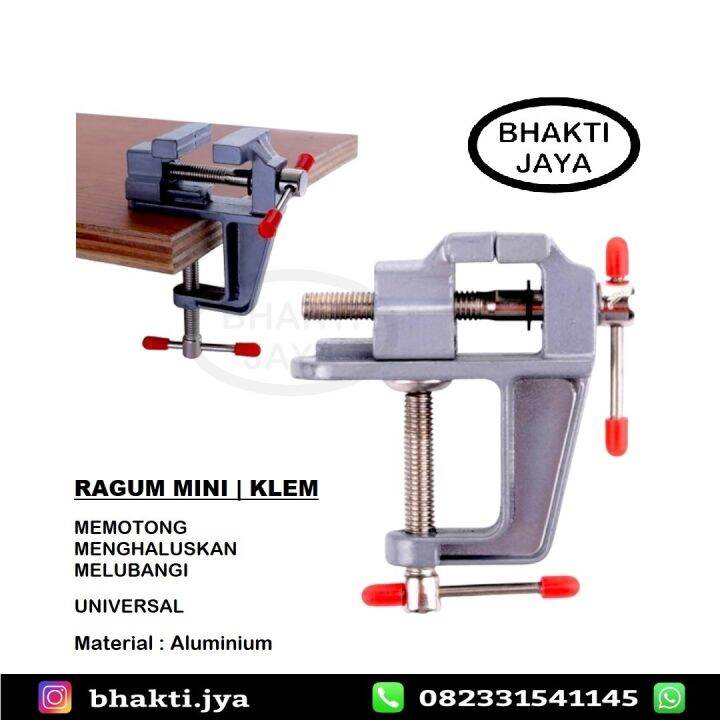 Ragum mini / Vise table bench / Clamp (universal) | Lazada Indonesia