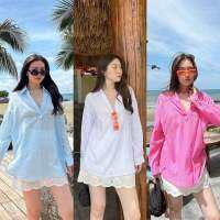 “Bamboo cotton shirt”???(430฿ฟรีส่ง) เชิ้ตทอผ้าลายเยื่อไผ่ ขอบอกว่าเหมาะกับอากาศบ้านเรามากๆค่ะทุกคน ทรงสวย น่ารัก พริ้วๆเบาใส่สบาย แมทช์ง่าย