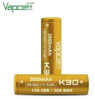 Vapcell K30 3000mAh INR18650 3.7V 10.8Wh 15A CDR / 30A MAX [ของแท้ ]