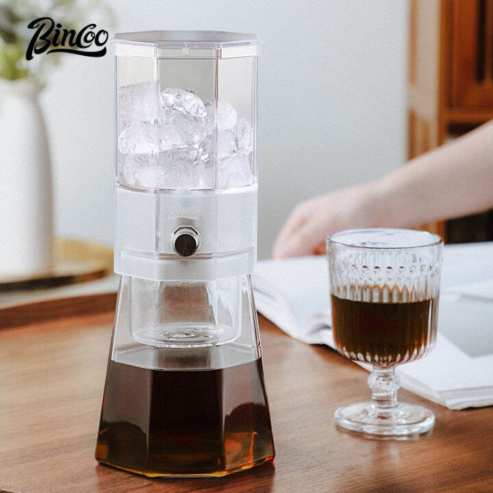 coffee drip on ice