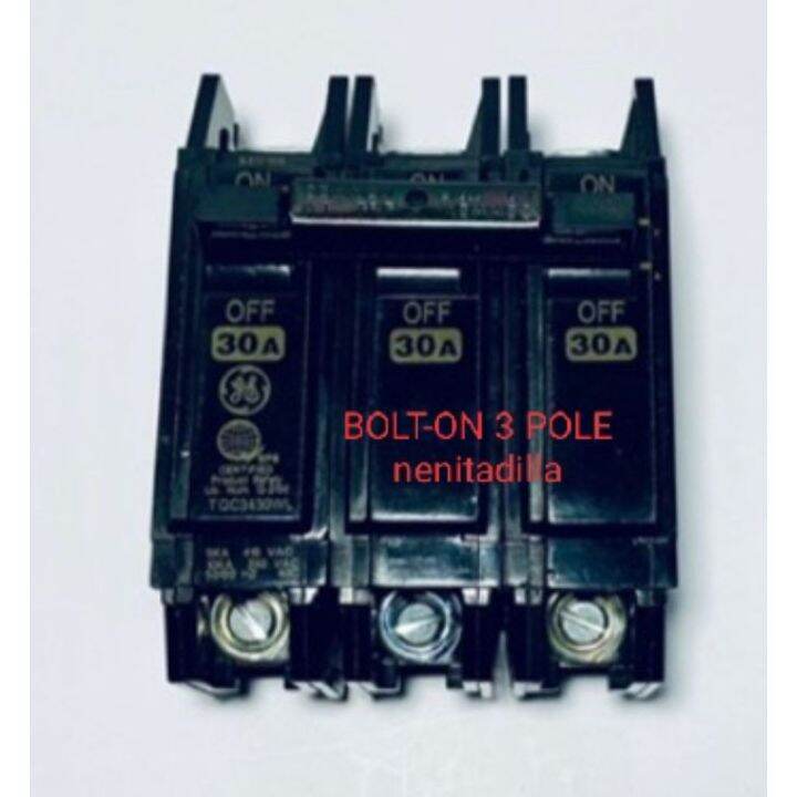 GE CIRCUIT BREAKER BOLT ON TYPE 3P0LE Lazada PH
