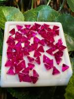 3X3MM  10 PCS CORUNDUM RUBY SYNTHETIC  RED LAB CREATED COLOR  GOOD QUALITY GEMSTONES