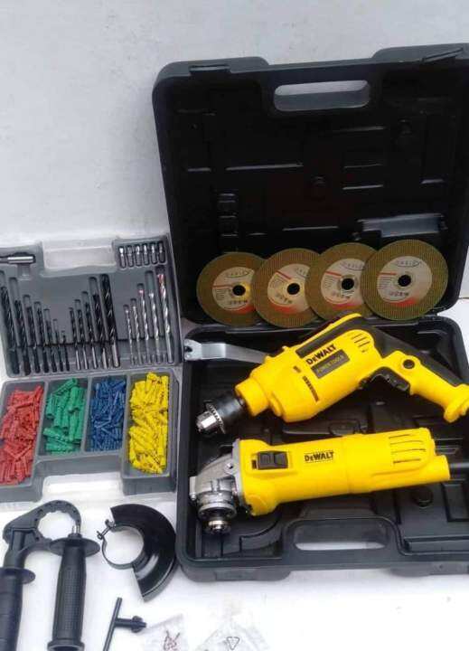 Drill and Grinder Set with Accessories and Case Lazada PH