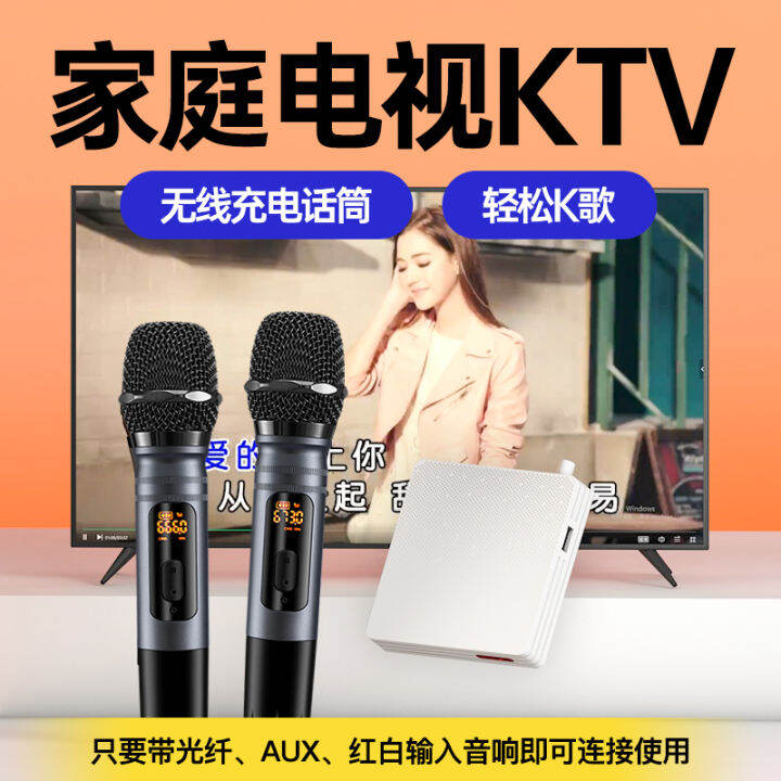 Leji Mu208pro TV Karaoke Wireless Microphone Home Microphone Suitable