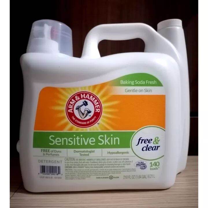 Arm & Hammer Sensitive Skin Free & Clear, 140 Loads Liquid Laundry