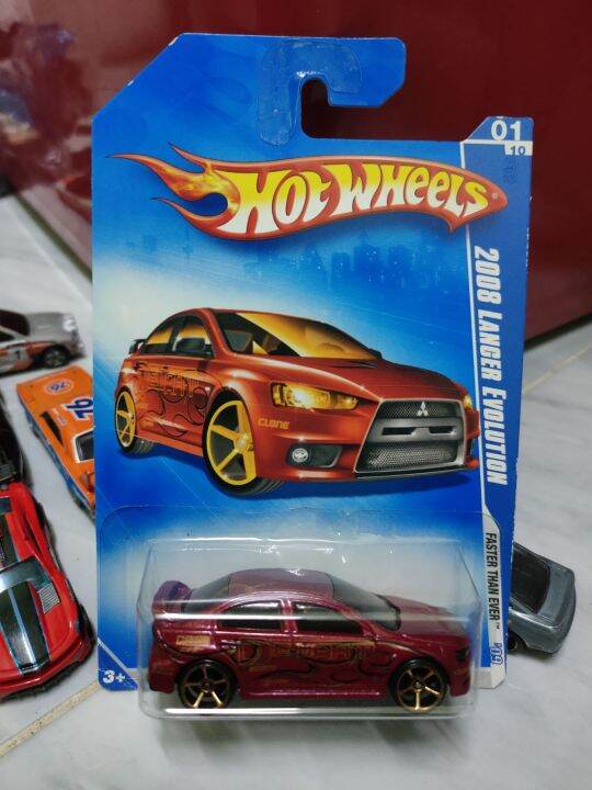 Hotwheels Red Dewart 2008 Mitsubishi Lancer | Lazada