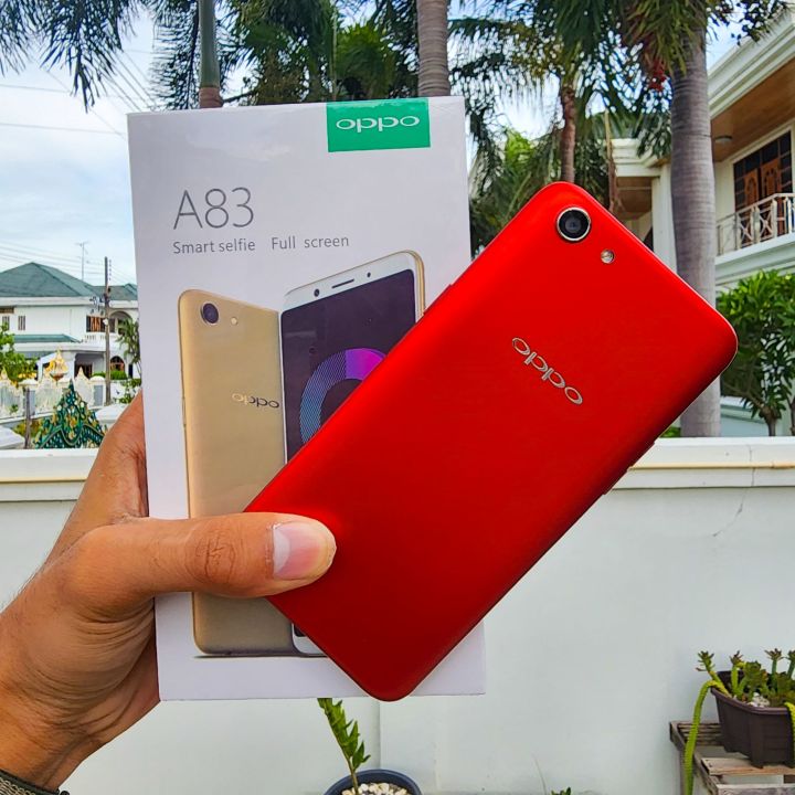 oppo-a83-ram6-rom128gb-เครื่องแท้-รับประกัน1ปี-เปลี่ยนเครื่องใหม่7วันแรก-อุปกรณ์ครบกล่อง-พร้อมฟิล์มกระจก-ส่งไว-1-2-วันได้รับสินค้า