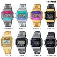 CASIO ระบบดิจิตอล รุ่นA168WA Series สายสแตนเลส สินค้ารับประกัน1ปี