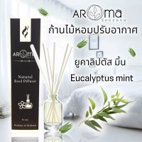 กลิ่นยูคาลิปตัส ก้านไม้หอมปรับอากาศ 50ml. By Aroma Secrets