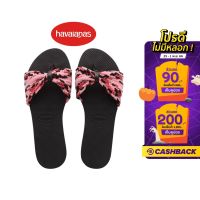 HAVAIANAS รองเท้าผู้หญิง You St. Tropez Mesh Sandals - Black รุ่น 41458270090BKXX (รองเท้าแตะ รองเท้า รองเท้าแตะหญิง รองเท้าแตะผู้หญิง)