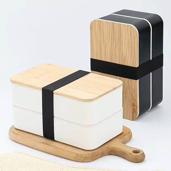 TopTrend 2023 lunch box bamboo fiber lunch box student office worker