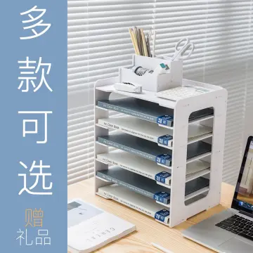 A4 Document Paper Organizer Desktop File Tray Organizer Rack