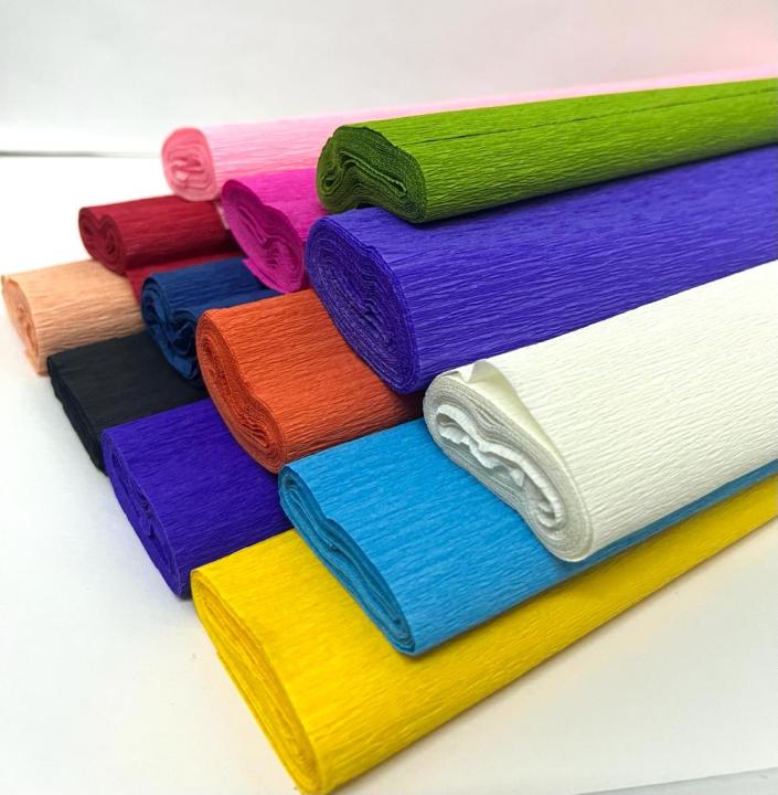 Crepe Paper 50cmX250cm (Kertas Warna Crepe) | Lazada