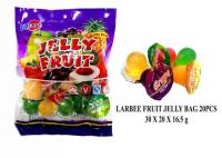 Larbee JELLY FRUIT รสผลไม้รวม 20ชิ้น ขนมจากจีน นำเข้าจากประเทศจีน