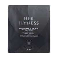 พร้อมส่ง สีดํา/สีขาว HER HYNESS INSTANT GLOW BLACK MASK เฮอ ไฮเนส แบล็คมาส์ก เพื่อผิวโกลว์ใส